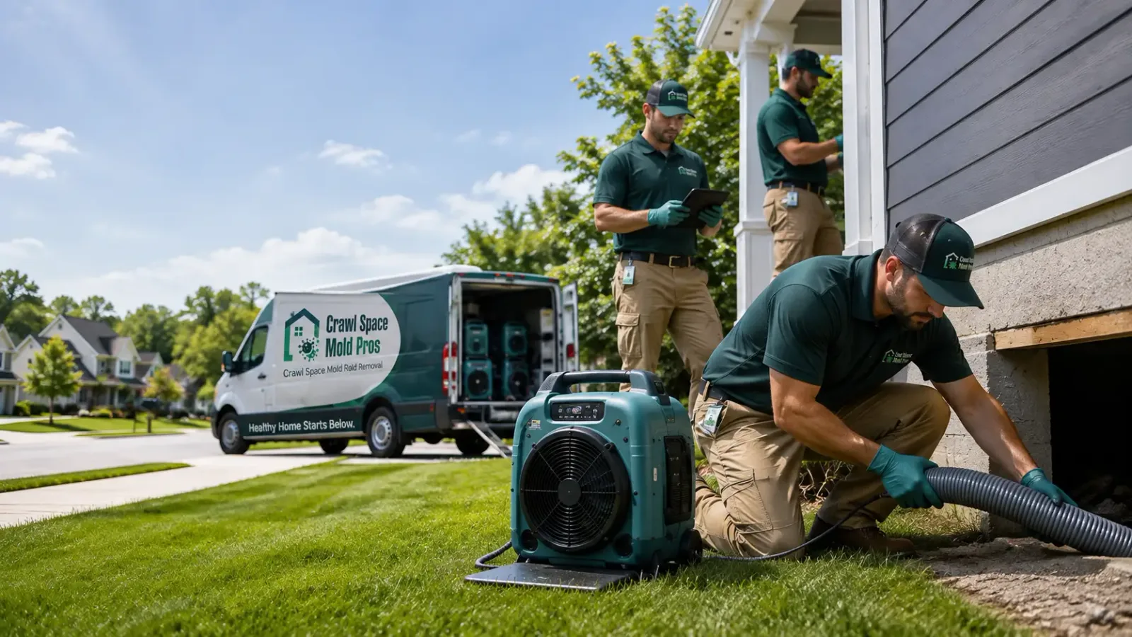 Crawl Space Mold Removal in Kinross, MI